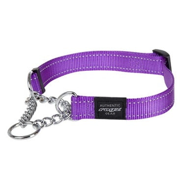 Rogz For Dogs Holzfäller Halbschlupfkragen Lila