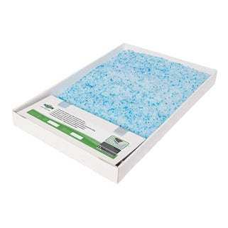 Scoopfree Schaufelfreies Ersatztablett Mit Katzenstreu In Blauem Kristall