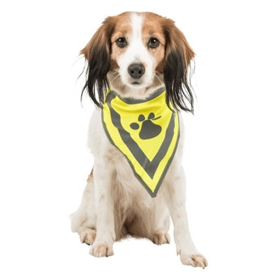 Trixie Reflektierendes Trixie-Bandana Gelb