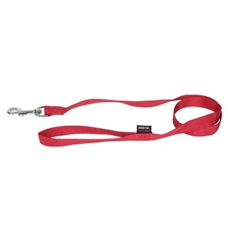 Martin Hundeleine Basic Nylon Rot
