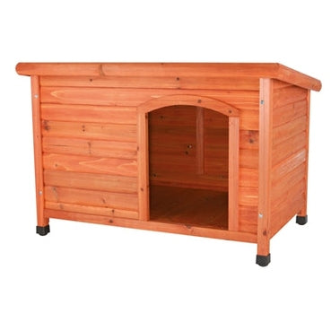 Trixie Hundehütte Trixie Natura Classic Mit Flachdach Braun