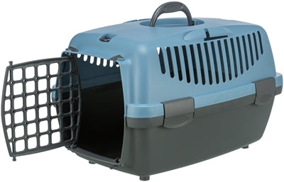 Trixie Reisekorb Capri Dunkelgrau / Pastellblau