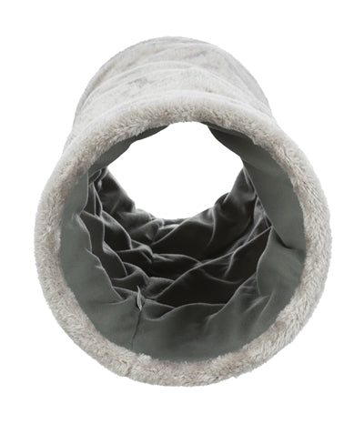 Trixie Spieltunnel Plüsch Grau