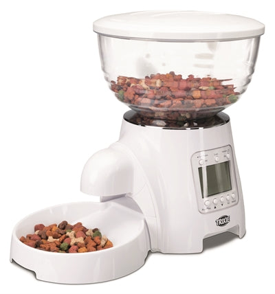 Trixie Tx7 Automatischer Futterspender Weiss