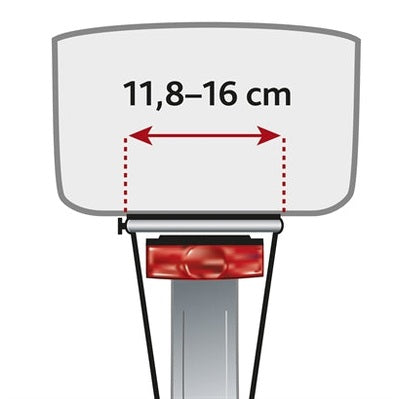 Trixie Fahrradkorb Gepäckträger Breit Schwarz