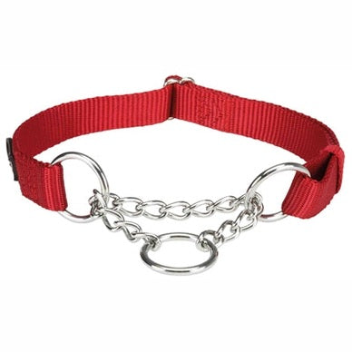 Trixie Hundehalsband Premium Halb-Schlupf-Halsband Rot