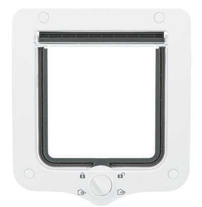 Trixie 4-Wege-Katzenklappe Grau