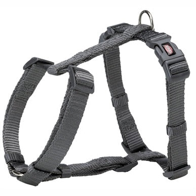 Trixie Hundegeschirr Premium H-Body Grau