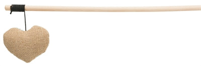 Trixie Katzenstange Herzholz / Stoff Sortiert