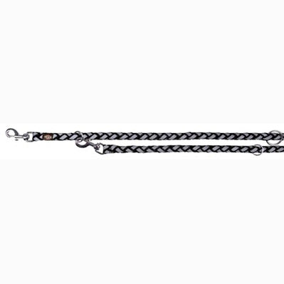 Trixie Hundeleine Cavo Reflektierender Gurt Verstellbar Schwarz
