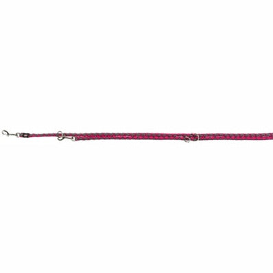 Trixie Hundeleine Cavo Verstellbar Fuchsia / Grau