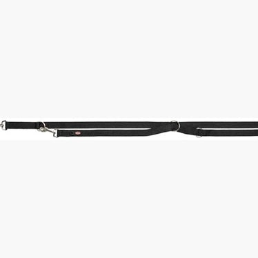 Trixie Hundeleine Premium Verstellbar Schwarz