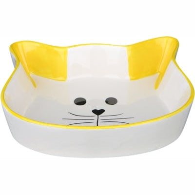Trixie Futterschale / Wasserschale Katzenkopf Mit Gesicht Keramik Sortiert
