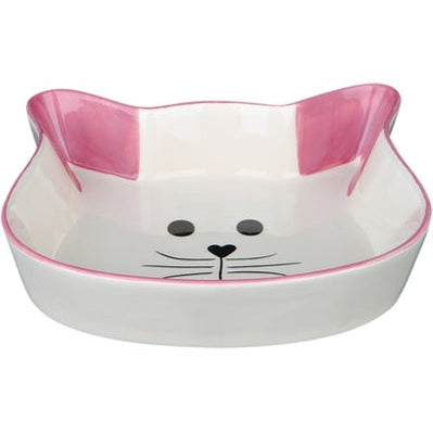 Trixie Futterschale / Wasserschale Katzenkopf Mit Gesicht Keramik Sortiert