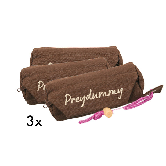Trixie Preydummy 3er Pack - Canvas Braun