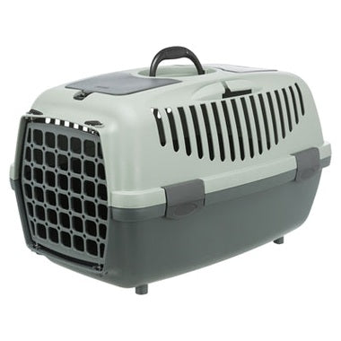 Trixie Be Eco Transportbox Capri Anthrazit / Grau-Grün