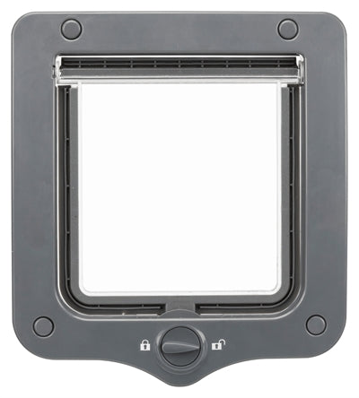 Trixie 2-Wege-Tierklappe Grau