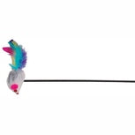 Trixie Spielstock Maus Kunststoff/Plüsch Mit Katzenminze