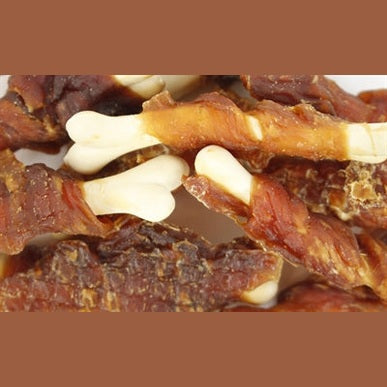 Wanpy Ofengeröstetes Hühnerfleisch / Kalzium-Knochen-Twistswanpy Jerky