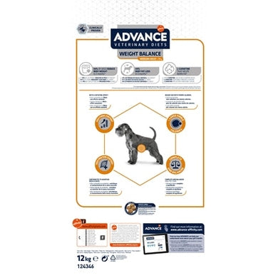 Advance Veterinary Diet Hund Gewicht Balance Mittel / Maxi