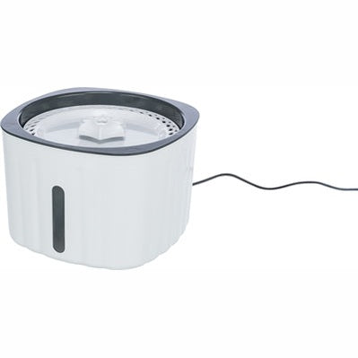 Trixie Trinkbrunnen Blume Kunststoff Weiss/Grau