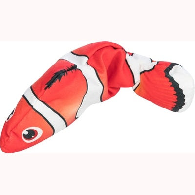 Trixie Flunder Fisch Stoff Katzenminze Orange