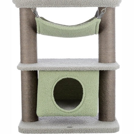 Trixie Kätzchen Kratzbaum Lunito Grau / Mintgrün