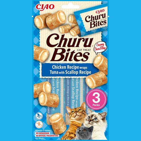 Inaba Churu Bites Katze Huhn Rezept Wickelt Thunfisch Mit Muschel Rezept