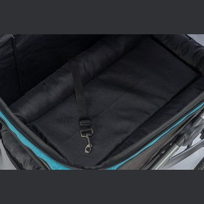 Trixie Hundebuggy Schwarz / Petrol