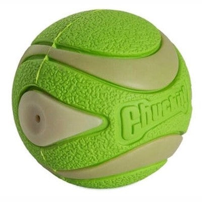 Chuckit Max Glow Ultra Squeeker Ball Grün