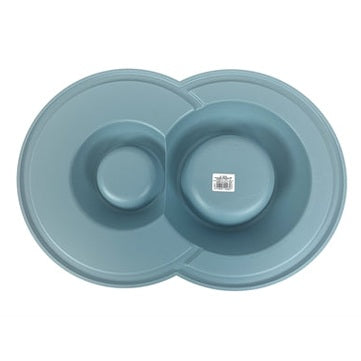 Happy Pet Mad About Pets Futter-/Trinknapf Vulkan Doppelt Hellblau