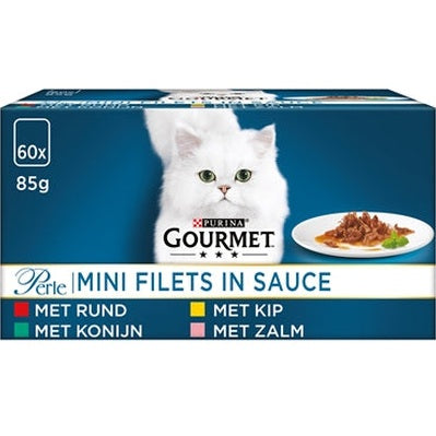 Gourmet Mini-Filets In Sauce Huhn / Kaninchen / Rind / Lachs