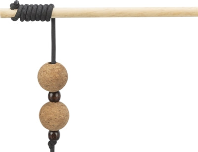 Trixie Citystyle Katze Spielzeug Spielen Stab Mit Kugeln Kork / Holz