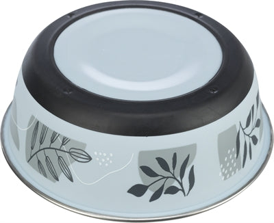 Trixie Wasserschale Edelstahl / Kunststoff / Gummi Blau / Grau