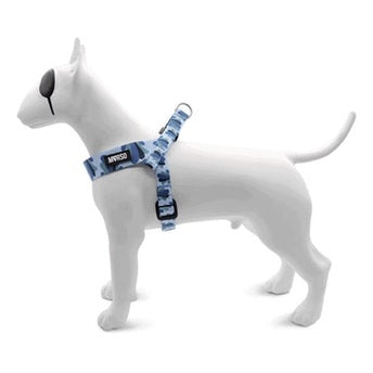 Morso Mini-Hundegeschirr Verstellbar Recycelt Splash Blau