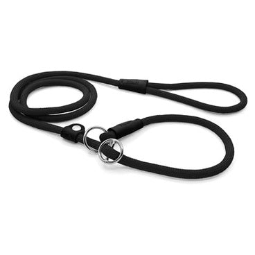 Morso Hundeleine Retrieverleine Weiches Seil Recycelt Schwarz