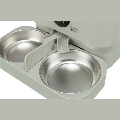Trixie Futter-/Trinkschale Doppelt Für #24347 Kunststoff/Edelstahl Weiss