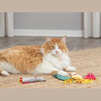 Trixie Maus Plüsch Mit Katzenminze Assortiert