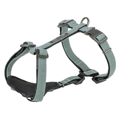 Trixie Hundegeschirr Citystyle H-Rig Baumwolle Salbei