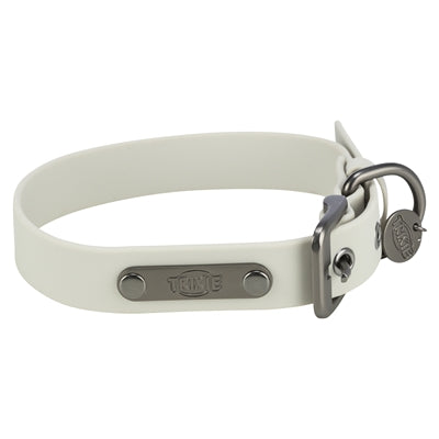 Trixie Hundehalsband Citystyle Pvc Hellgrau
