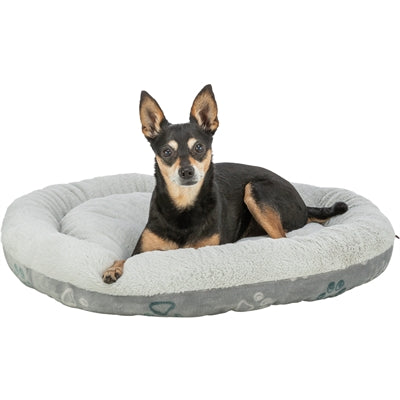 Trixie Hundekorb Jimmy Soft Rund Hellgrau