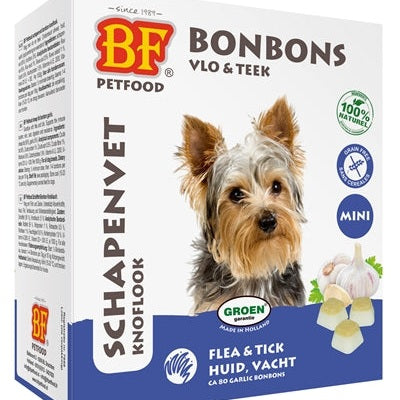 Bf Petfood Schafsfett Mini Bonbons Knoblauch