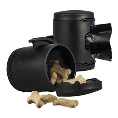 Flexi Poop Bag / Snack-Box Schwarz