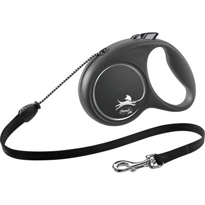 Flexi Rollijn Schwarz Design Kordel