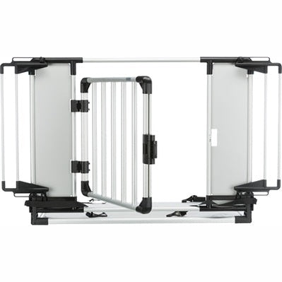Trixie Trixy-Stammzaun Aluminium / Kunststoff Grau / Schwarz