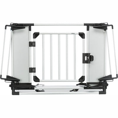 Trixie Trixy-Stammzaun Aluminium / Kunststoff Grau / Schwarz