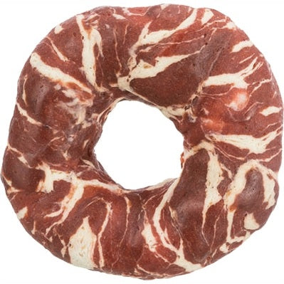 Trixie Denta Fun Marmorierter Rindfleisch-Kauknochenring