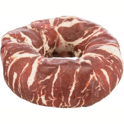 Trixie Denta Fun Marmorierter Rindfleisch-Kauknochenring