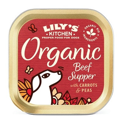 Lily's Kitchen Lily's Küchenhund Bio-Rindfleisch-Abendessen
