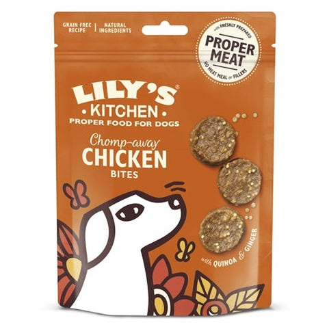 Lily's Kitchen Lilys Küchenhund Beisst Hühnerbissen Weg